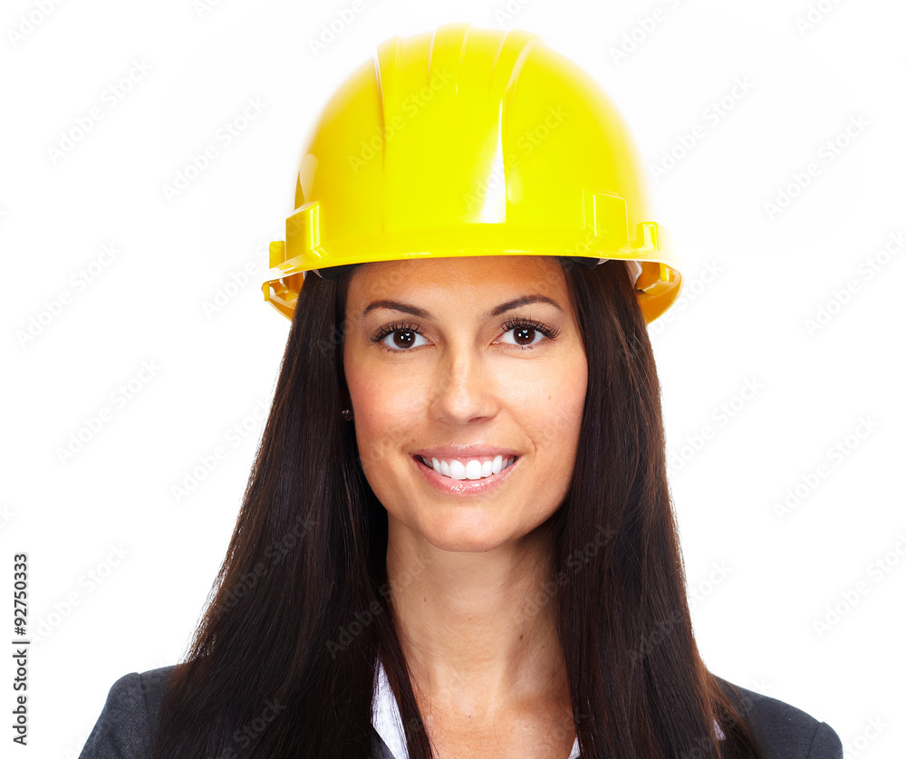 Young architect woman portrait Young architect woman portrait