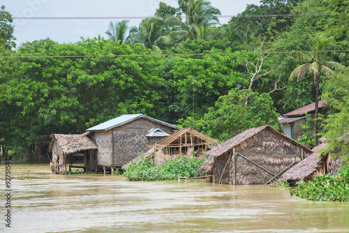 Monsoon flooding in Myanmar 2015
