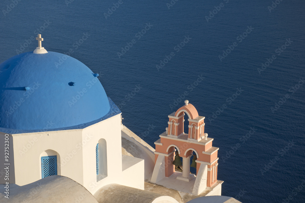Church in Santorini island, Greece