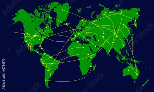 Net worldmap