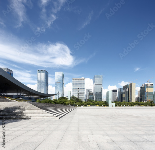 modern square and skyscrapers © zhu difeng