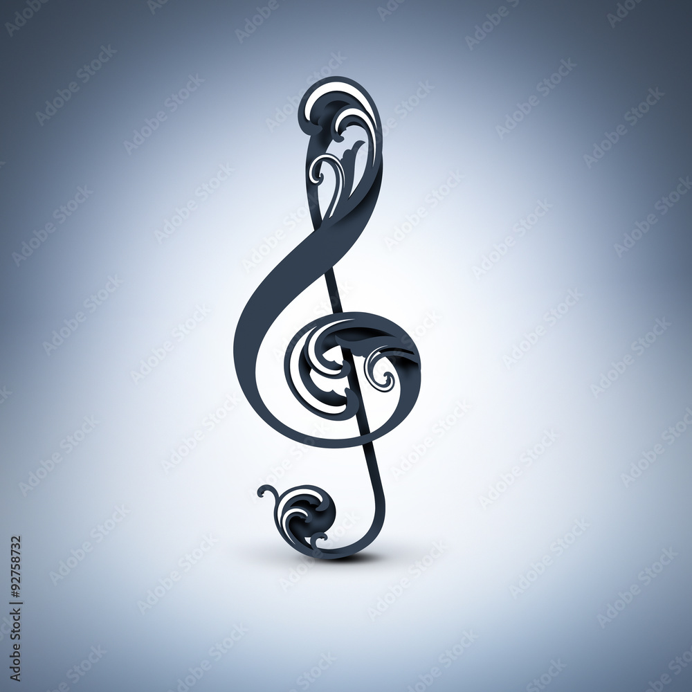 treble clef treble clef
