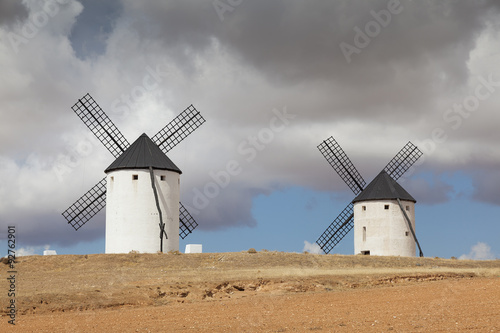 Windmills in Tembleque, Ciudad Real province, Castilla la Mancha
