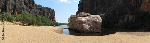windjana gorge, gibb river, kimberley, western australia photo