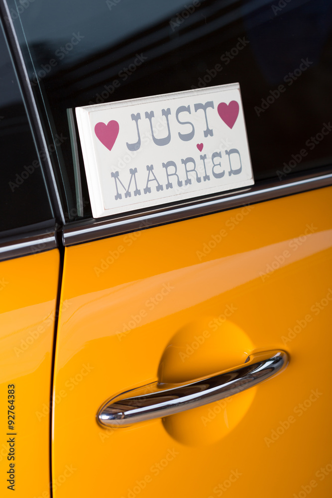 Obraz premium Just Married