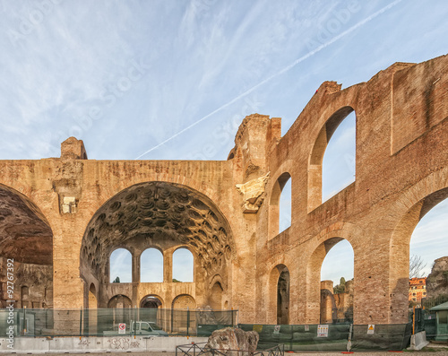 Constantine Basilica Roman Forum photo