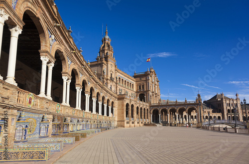 Spain square built for the Ibero-American Exposition of 1929, Se © Francisco Javier Gil