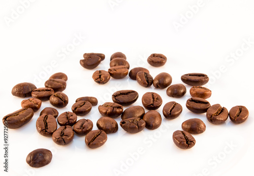 Coffee beans isolated