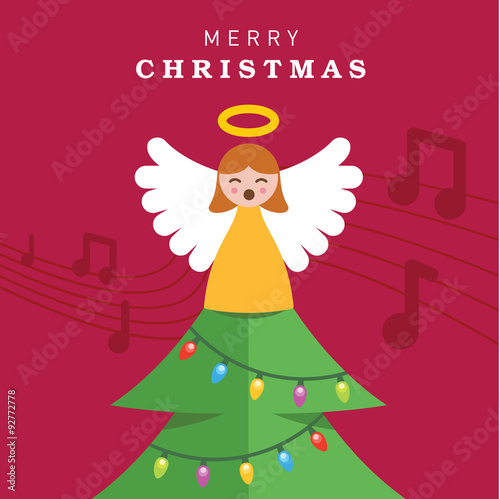 Angel on the Christmas Tree