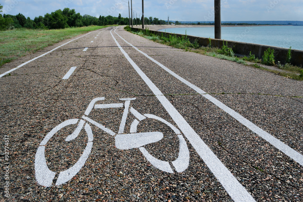 Obraz premium Bike path