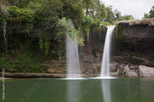 Waterfall of Orbaneja del Castillo  Burgos  Spain