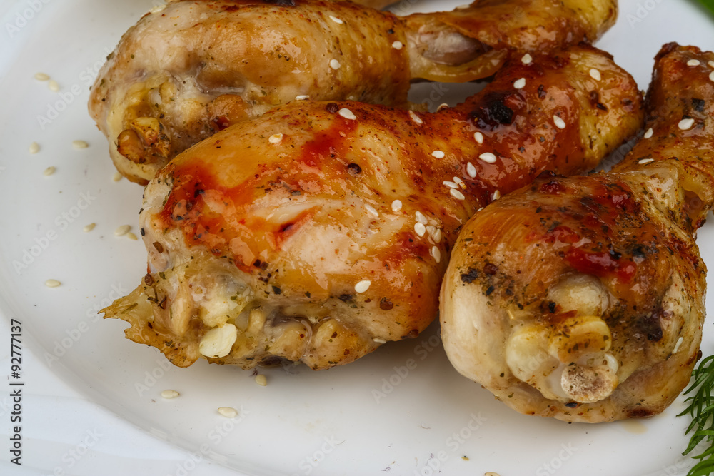 Grilled chicken legs Grilled chicken legs