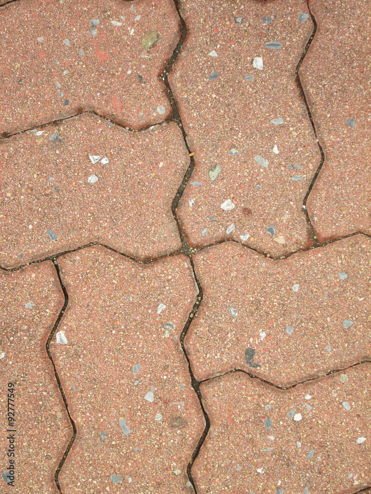 Obraz premium Background orange brick walkway