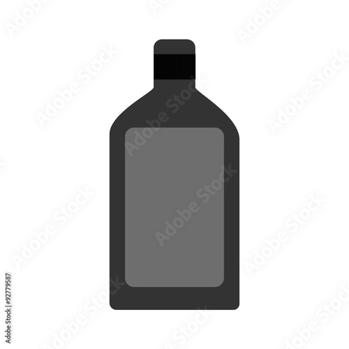 Shampoo bottle flat icon