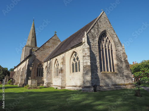 Canvas Print St Mary Magdalene church in Tanworth in Arden