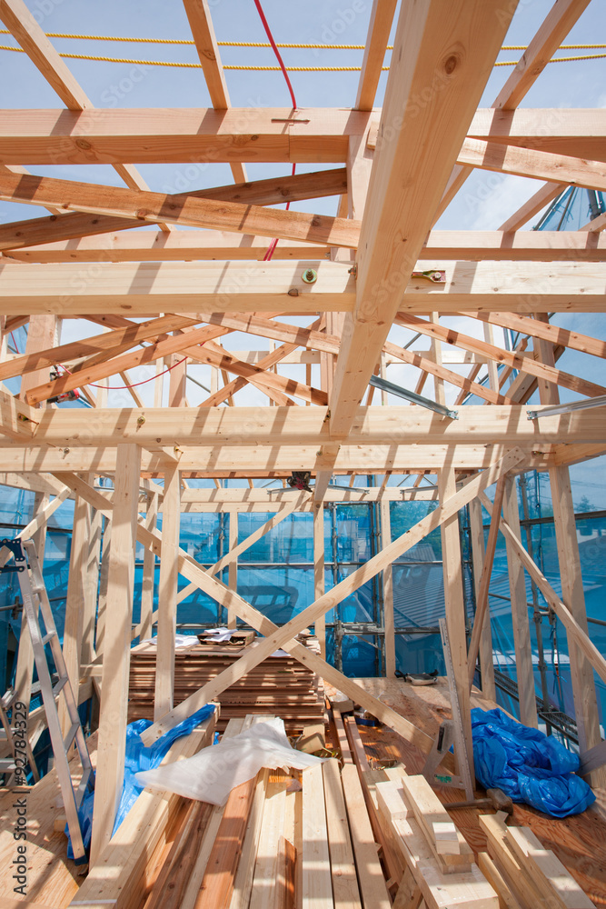 木造住宅の建設 木造住宅の建設