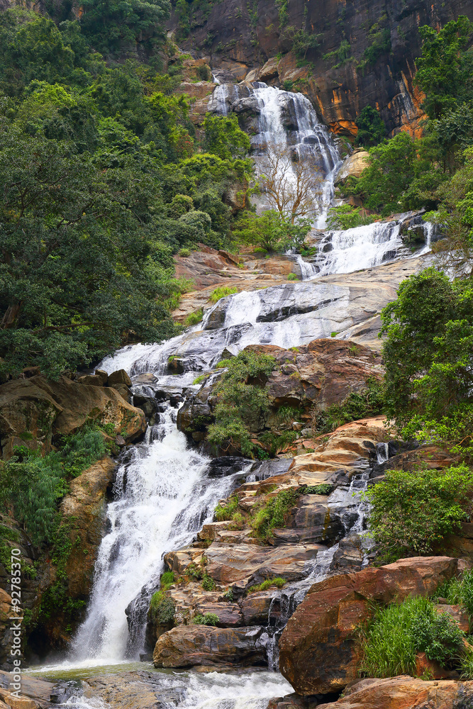 Waterfall Ella in Sri Lanka Waterfall Ella in Sri Lanka