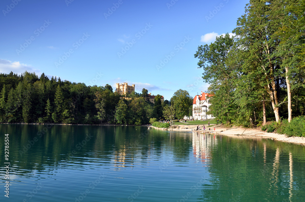 The Alpsee - place in Schwangau in Germany The Alpsee - place in Schwangau in Germany