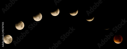 Total Eclipse of the Moon on September 27 and  28th, 2015 