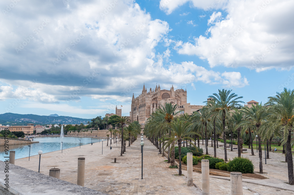 Obraz premium Kathedrale La Seu, Palma de Mallorca
