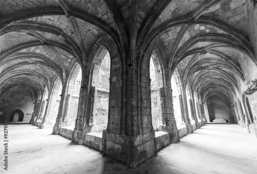 Narbonne (France), cathedral cloister Narbonne (France), cathedral cloister