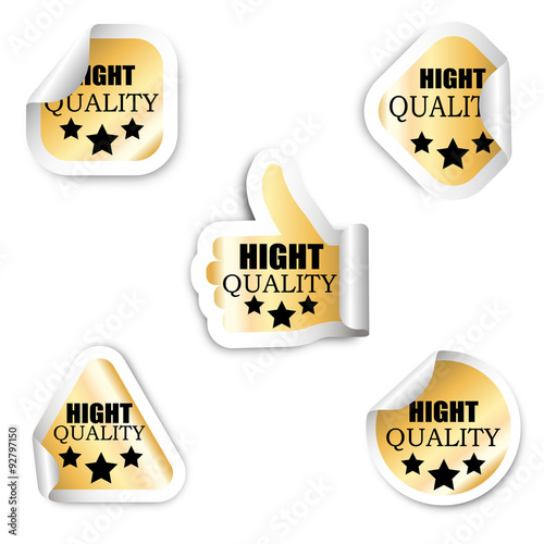 set of stickers - hight quality