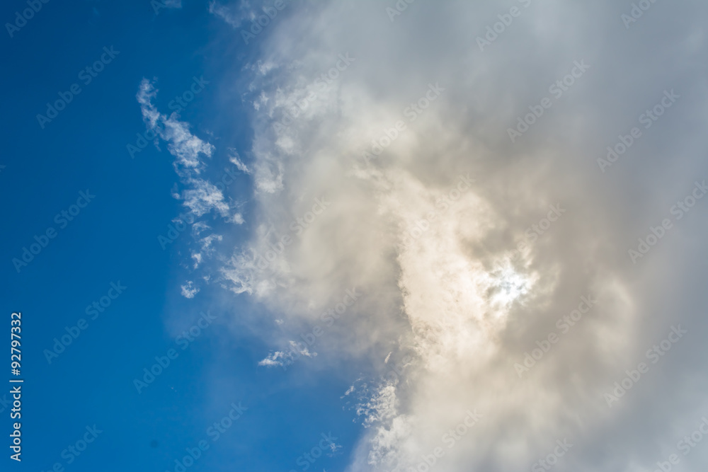 image of clear blue sky on day time image of clear blue sky on day time