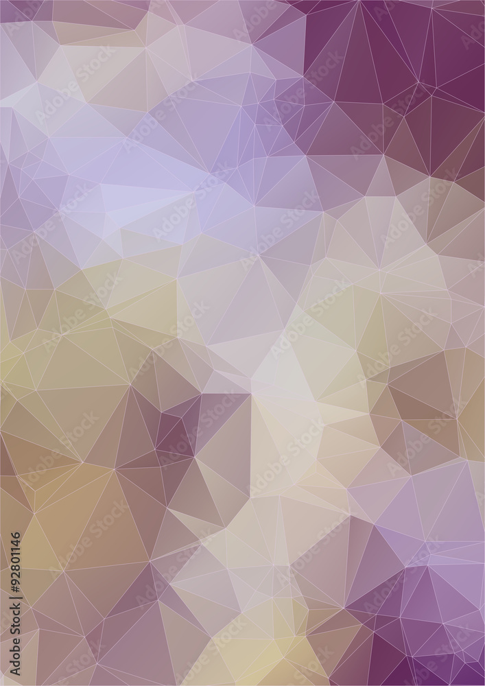 Fototapeta premium abstract composition with ceramic geometric shapes