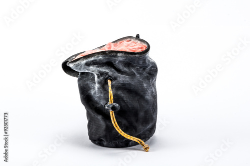 Boulder-/Kletterschuhe und Chalkbag photo
