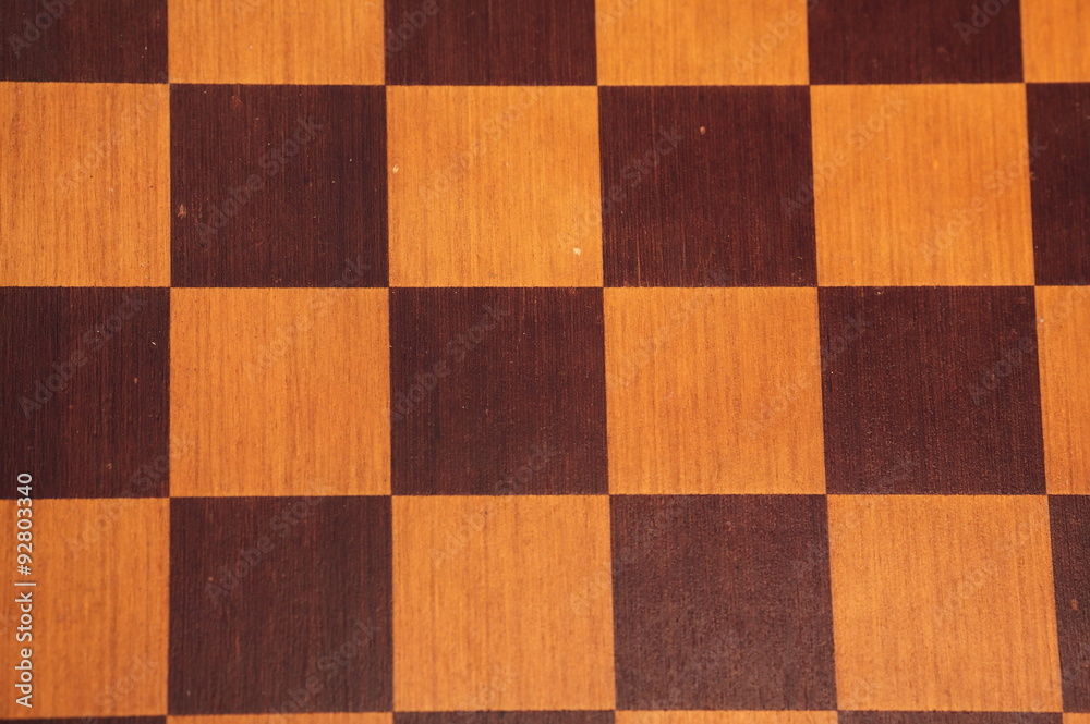 Tło szachownica drewniana