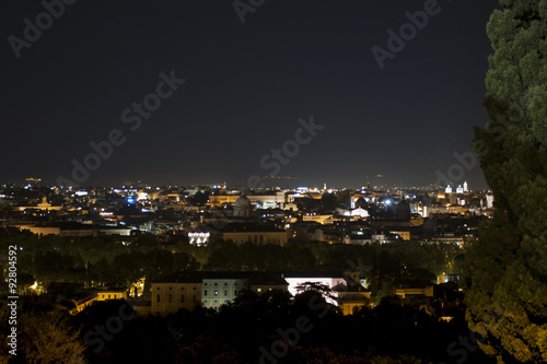 night view of Rome