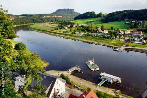 Kurort Rathen an der Elbe photo