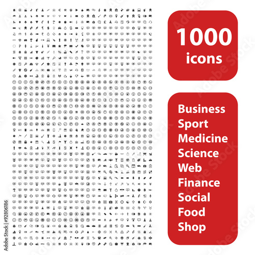 1000 icons set