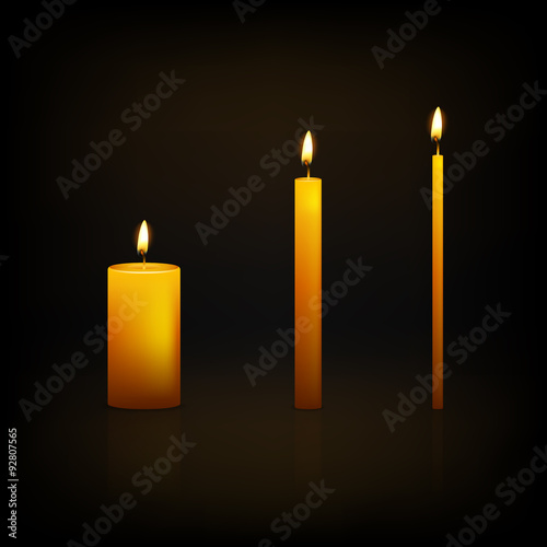 Candle set. 