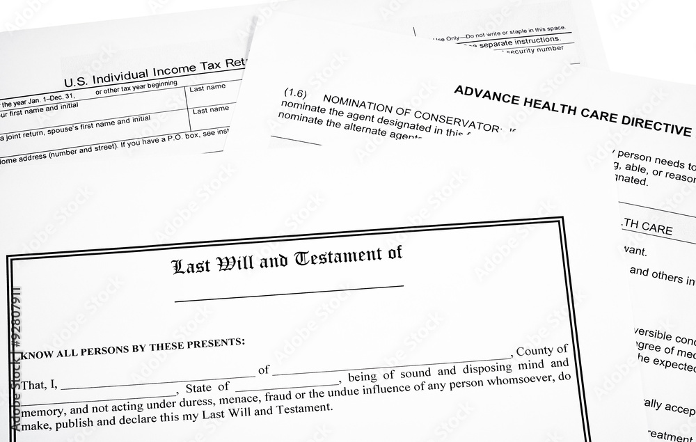 Last Will Medical Directive Inheritance Tax Form Last Will Medical Directive Inheritance Tax Form