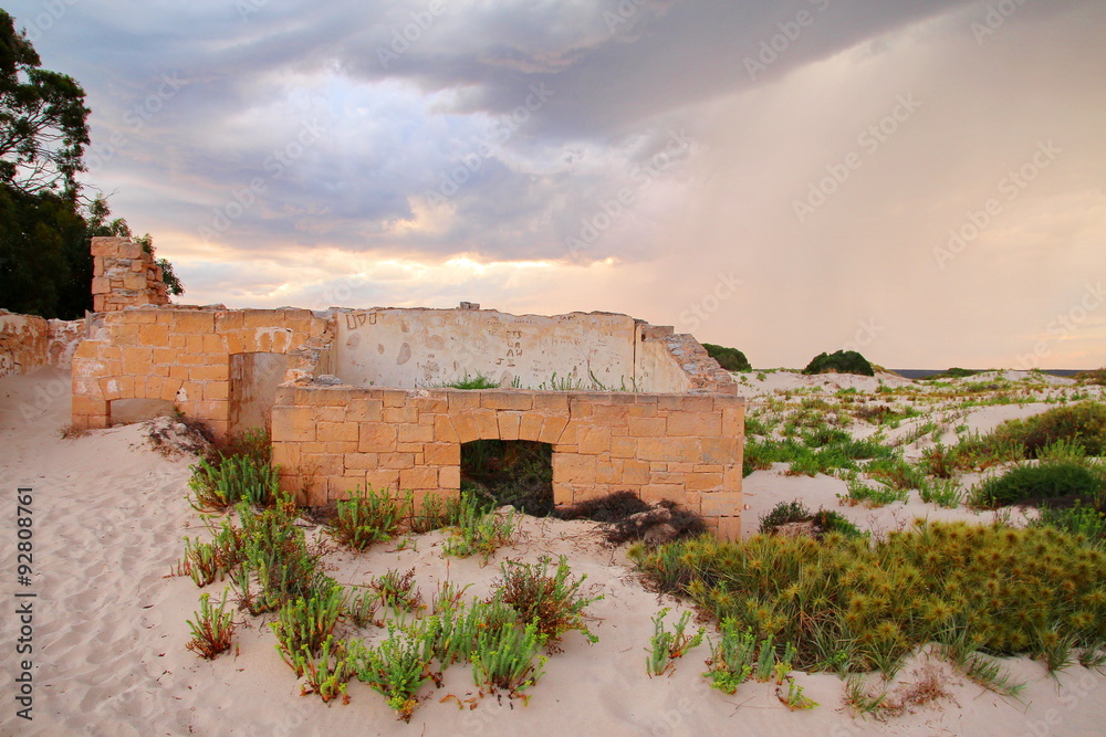 Ruins of the telegraph station
