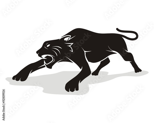 black panther logo photo