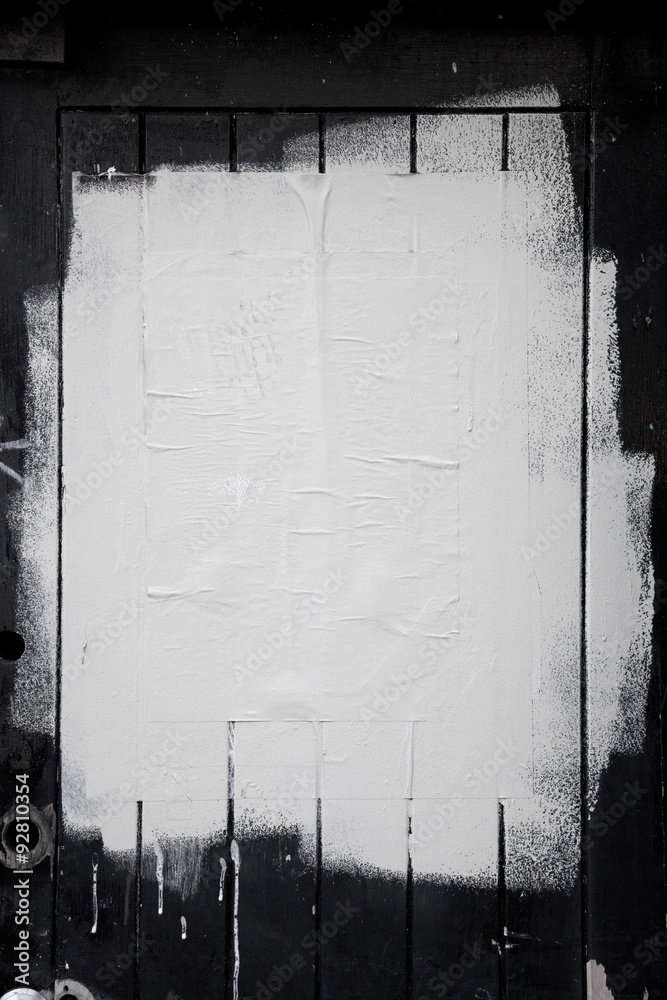 Textured grunge white painted background