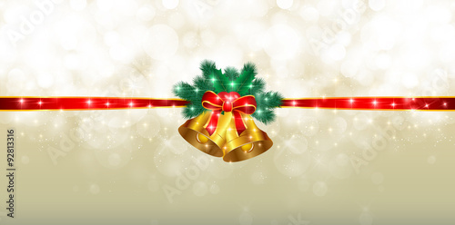クリスマス　リボン　背景