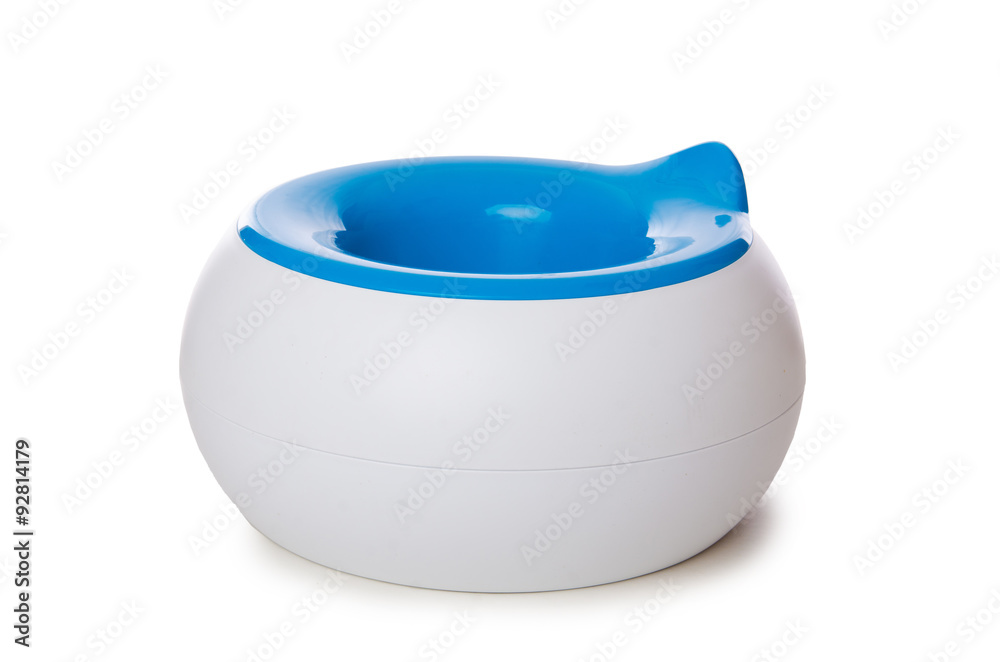 Potty isolated on the white background Potty isolated on the white background
