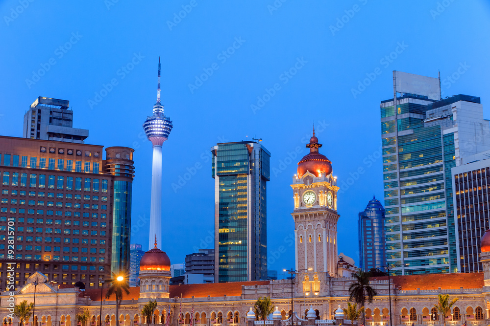 Obraz premium Merdeka Square in downtown Kuala Lumpur