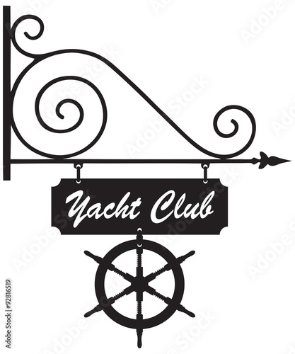 Vintage pointer yacht club