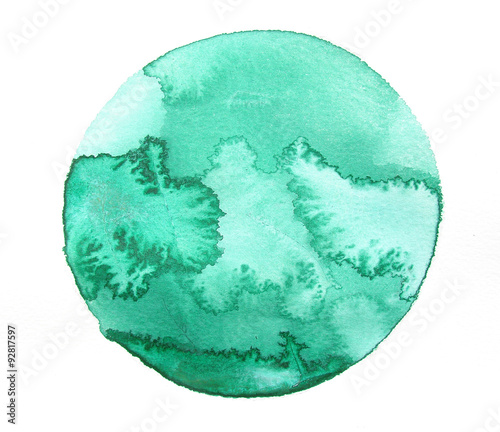 abstract watercolor circle background design