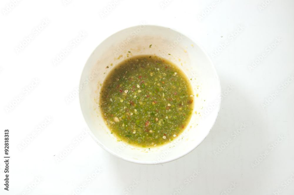 Spicy Thai seafood sauce Spicy Thai seafood sauce