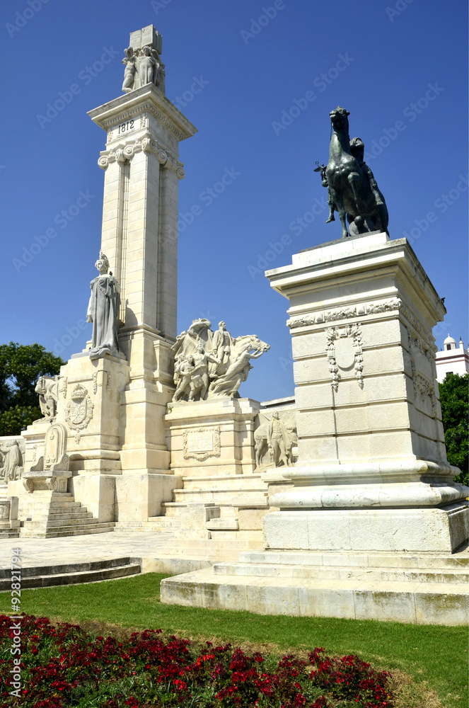 Monumento a las Cortes De Cádiz de 1812. Andalucía. España. 