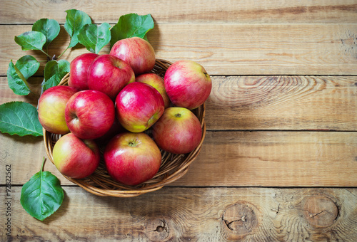 Fresh harvest of apples.Nature fruit concept.