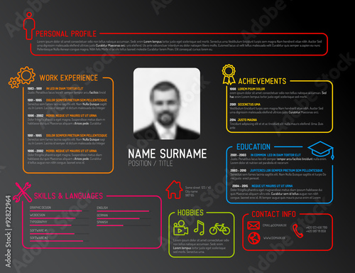 Original cv / resume template