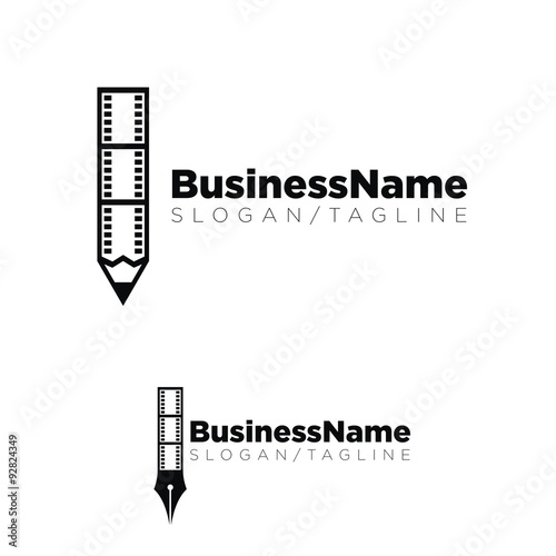 Video vector logo icon