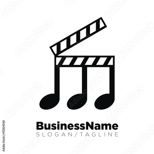 Video vector logo icon