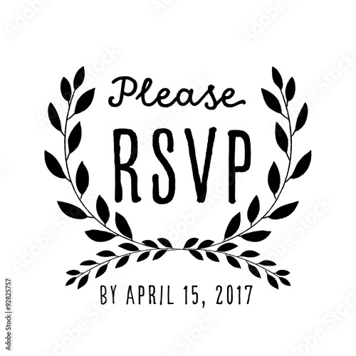 Hand Drawn Wreath Background 